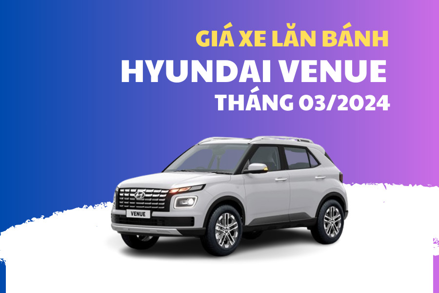 Giá xe Hyundai Venue Cần Thơ tháng 03/2024
