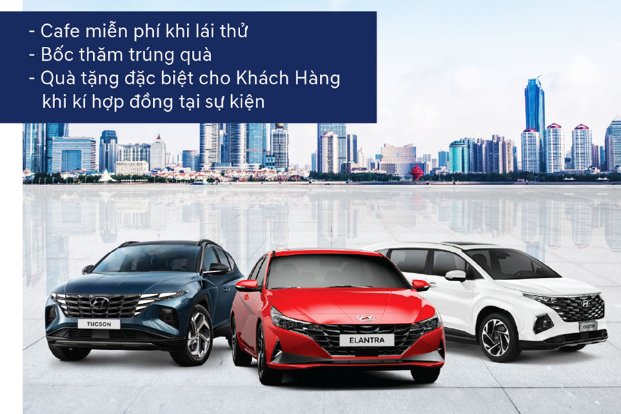 Chương trình lái thử & trải nghiệm xe Hyundai tại Mỹ Khánh